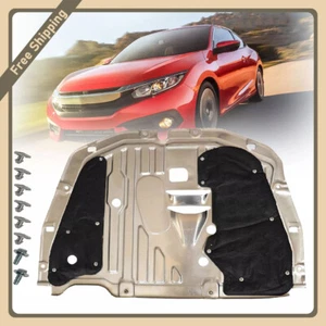 1× For 2016-2021 Honda Civic Engine Splash Guard Under Car Shield Cover Board US - Foto 1 di 6