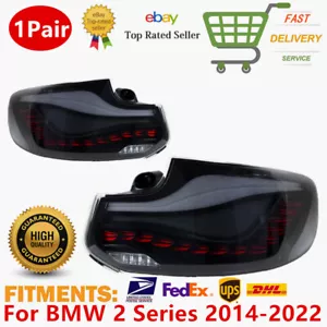 ✅For BMW 2 Series 2014-2022 Upgraded LED Tail Light Turn Signal Assembly Set - Picture 1 of 7