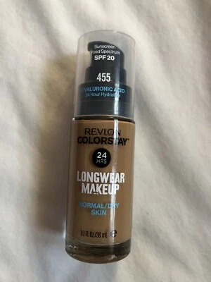 Revlon Colorstay 24 HR Matte Finish Liquid Foundation SPF 15 ~ 455 HONEY BEIGE ~ - Image 1 of 3