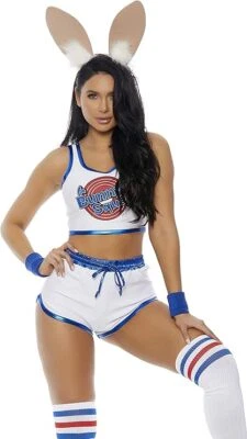 Forplay Bunny Squad Space Jam Uniform Sexy Adult Womens Halloween Costume 559604 - Image 1 of 4