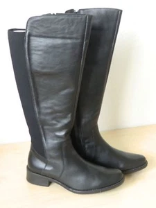 Polaris Damen Reiterstiefel Schwarz Lederstiefel Stiefel Damenstiefel 256/129/01 - Bild 1 von 11