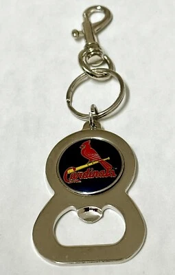 St. Louis Cardinals Keychain  Bottle Opener  With Snap Hook - Image 1 of 2