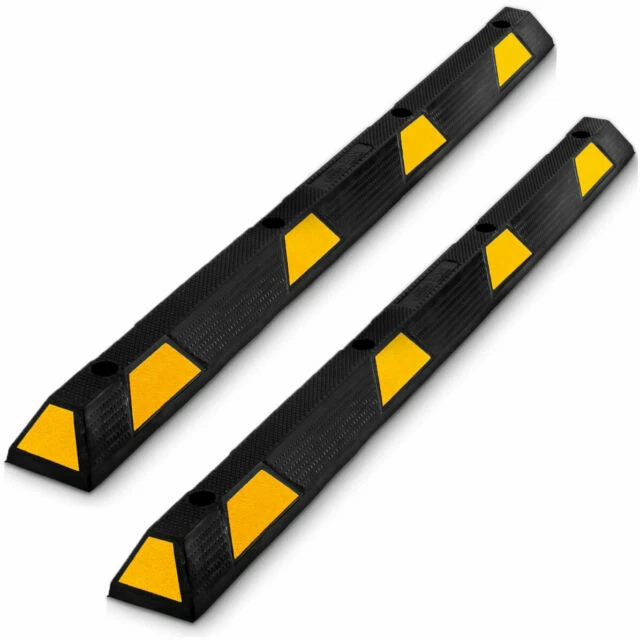 Pyle Car Wheel Stops (Pair) (PCRSTP14X2)