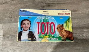 Collector Series Licence plate “We’re Not In Kansas Anymore TOTO"Wizard Of Oz - Picture 1 of 2