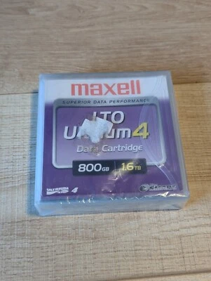Cartucho de datos Maxell LTO Ultrium 4 800 GB / 1,6 TB - NUEVO Foto 1 de 2