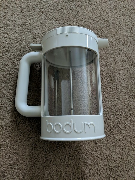Bodum Loggia 8 Cup French Coffee Press Carsten Jorgensen Design Model 1568 White Photo Related