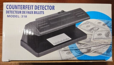 Detector de billetes falsificados de escritorio portátil, FUNCIONA EN Zimbabwe 100 billones Foto 1 de 3