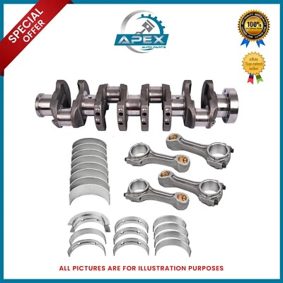 FORD RANGER 2.2 TDCI DIESEL GENUINE CRANKSHAFT + CONRODS & ENGINE BEARINGS SET - Image 1 of 4