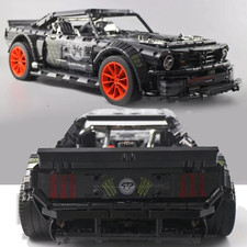 Custom Technic Mustang Hoonicon race car 42056 42083 Building Blocks Bricks MOC