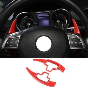 For Benz E-Class W212 2014-2015 Bright Red Steering Wheel Shift Paddle Shifter - Bild 1 von 9