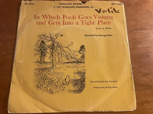Scholastic 1971 In Which Pooh Goes Visiting & Gets Into A Tight Place Record #21 - Imagen 1 de 4