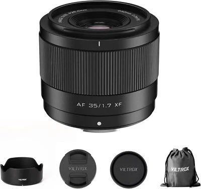 US VILTROX 35mm f1.7 AF Lens for Fujifilm X Mount Cameras X-T10 X-T30 XS10 XS20