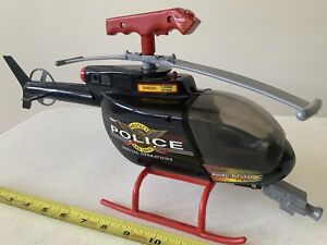 Vintage Police Helicopter Toy Nylint Chopper W/ Gun