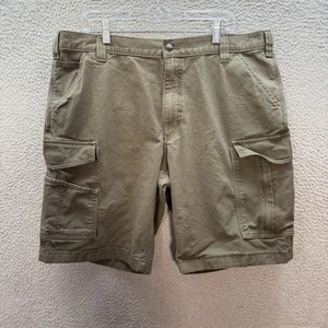 Pantalones Cortos Carhartt Para Hombres 40 Verde Pato Lona Relajado Carga Ropa de Trabajo Tareas Grunge - Imagen 1 de 10