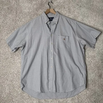 Ralph Lauren Shirt Men XL  Pony Logo Short Sleeve 100% Cotton BLAKE - Image 1 of 4