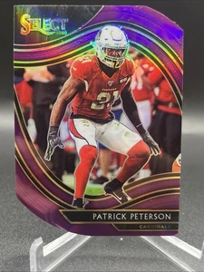 Panini Select Patrick Peterson 2020 nivel de campo púrpura troquelado Prizm #343 - Imagen 1 de 2