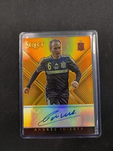 2015-16 Panini Select Signatures Andres Iniesta #Ss-Ai Orange Prizm /49 - Bild 1 von 2