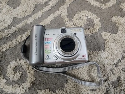 Цифровая камера Canon PowerShot A85 4,0 мегапикселя серебристая - только на запчасти - ЧИТАЙТЕ - Изображение 1 из 4