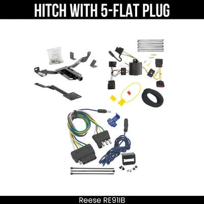 Enganche de remolque Reese + cableado de 5 vías para receptor 10-16 Buick LaCrosse 06168 1-1/4" Foto 1 de 3