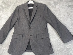 Gap Blazer Jacket Mens Small Gray Black Thomas Wool Herringbone Sportcoat Lined - Picture 1 of 16