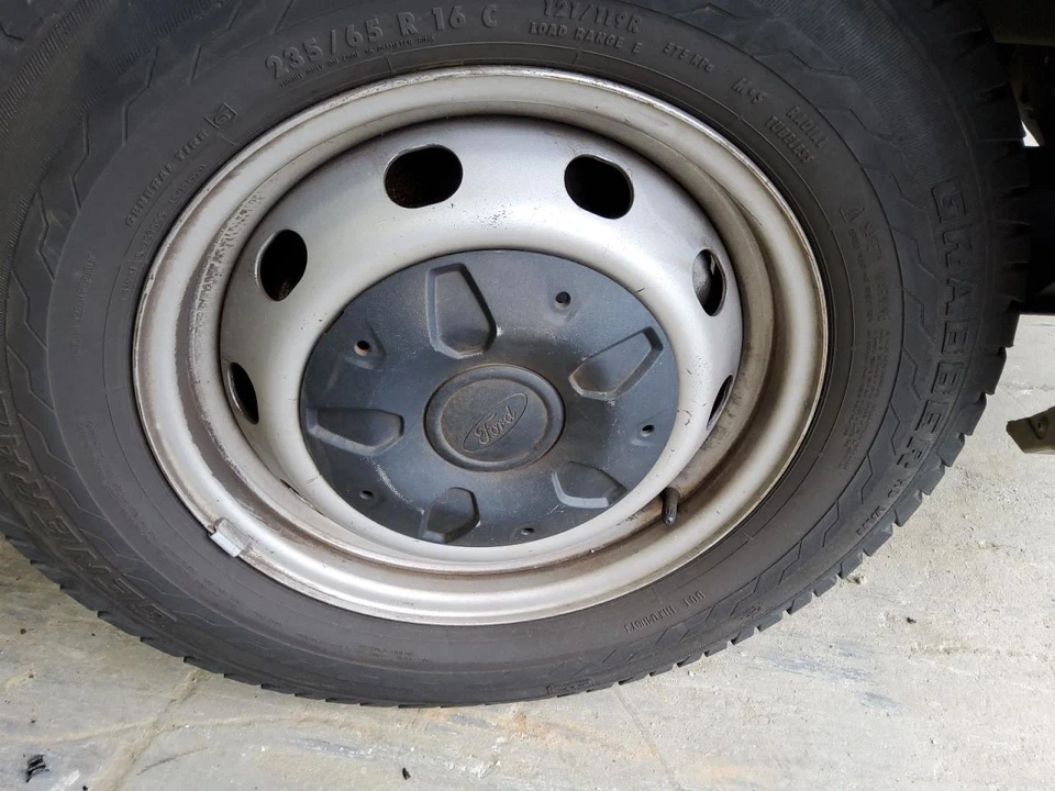 Wheel Srw 16x6-1/2 5 Lug Steel Silver Fits 15-25 TRANSIT 150 573358 - Imagem 1 de 1