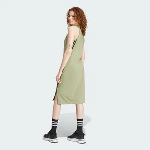 Women’s Adidas Future Icons 3 Stripes Dress, Tent Green, Size L - Picture 1 of 7