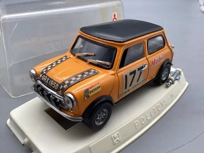 Modellini auto 1:25 non 1:24 Politoys Innocenti Mini Cooper Rally con vetrina - Immagine 1 di 4