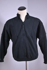 Joah Brown 1/2 Zip Sweatshirt Black Men's One Size - Picture 1 of 4