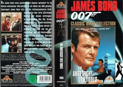 (VHS)  Videokassette - James Bond 007 – Im Angesicht des Todes - Roger Moore - Bild 1 von 2