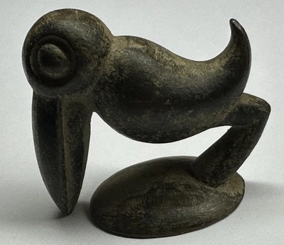 Wiener Werkstätte Hagenauer - Bronze Pelikan 1920-1930 M#0009 - Bild 1 von 3