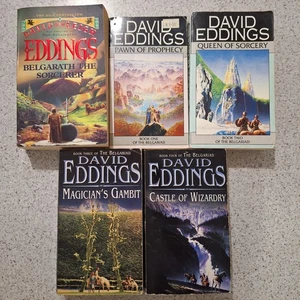 David Eddings  Paperback Books The Belgariad series,  books prequel 1, 2, 3 & 4 - Picture 1 of 6