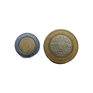 Three Mexican Peso Coins - Picture 1 of 1