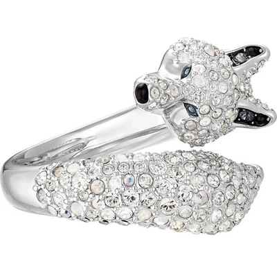 Anillo bestiario polar Swarovski enchapado en rodio blanco talla 58 Foto 1 de 4