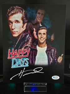 Henry Winkler signiert Happy Days Fonzie 8x10 Foto 5 Sterne Zertifikat - Bild 1 von 3