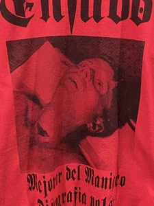Enfado T-Shirt Red L Size Deathmetal Grindcore - Picture 1 of 4