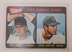 STEVE CARLTON #417 TOPPS 1965 BASEBALL ROOKIE CARD ST LOUIS CARDINALS HOF VG - Bild 1 von 6