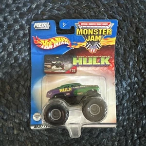 Hot Wheels Monster Jam 2002 The Incredible Hulk #36 1:64 diecast New-Sealed - Picture 1 of 3