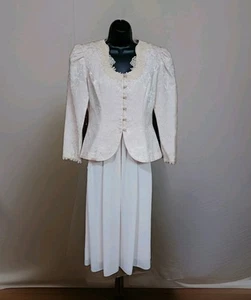 Vtg Nah Nah Collection By Jonathan Tait Skirt Suit Ladies 9/10 Pale Pink USA EUC - Picture 1 of 13
