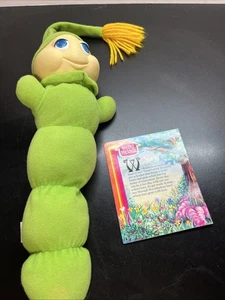 Hasbro Original GLO WORM 1982 Vintage 13” Plush Toy Glow Worm Tested Works W3 - Picture 1 of 11