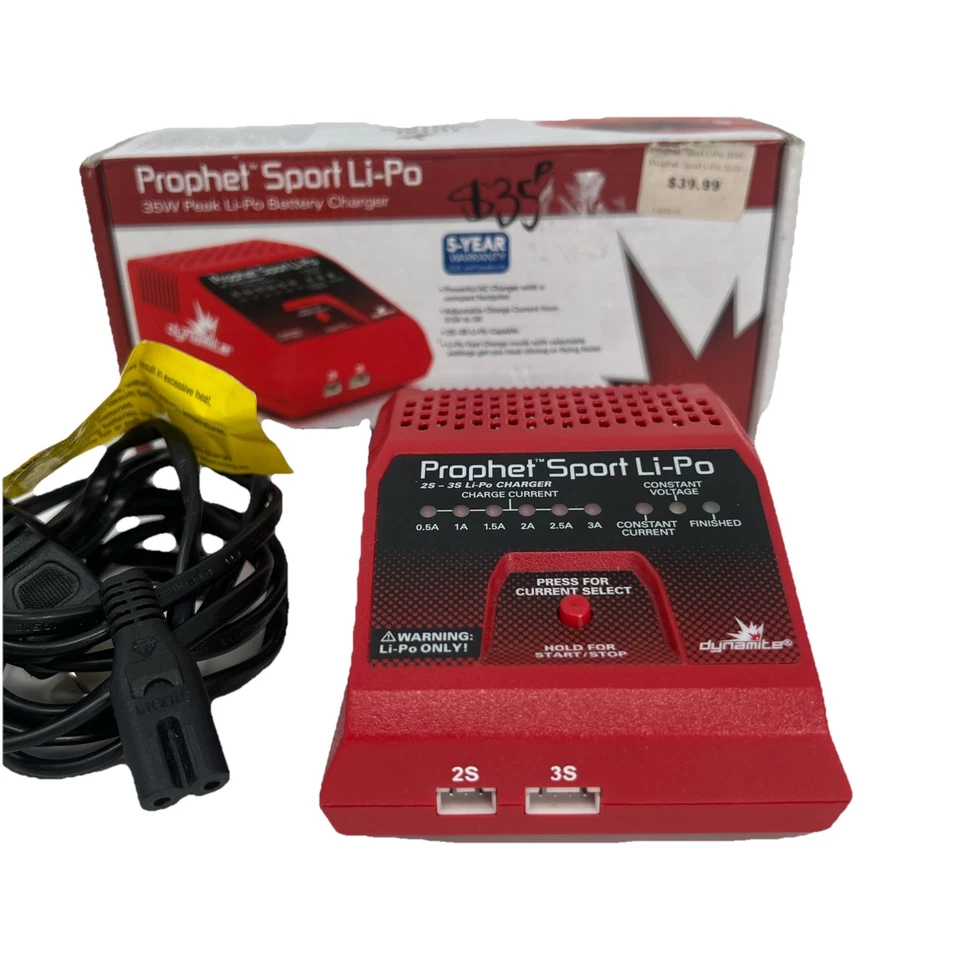 Prophet Sport Li-Po 2S-3S Li-Po Charger, Open Box - Image 1 of 4