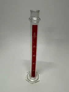 CORNING PYREX Laboratory Glassware 50mL Graduated Cylinder 50 Glass Science Lab - Picture 1 of 9