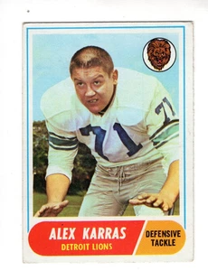 Alex Karras 1968 Topps #130 - Imagen 1 de 2