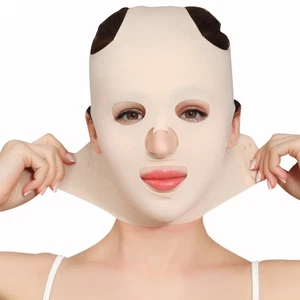1 Stück Spurenlose Gesichtsmaske Schlafmaske Frau Teint Elastisch Gesichtsbedeckung - Bild 1 von 12