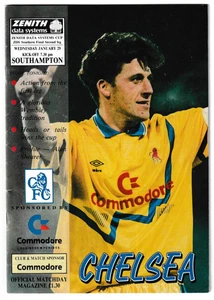 Chelsea v Southampton 1991/92 Zenith Data Systems Cup Southern Final 2nd Leg - Picture 1 of 1