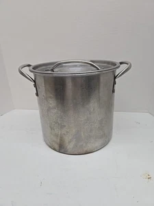 8 Quart Everyday Edelstahl Topf Doppelhand mit Deckel - Bild 1 von 4