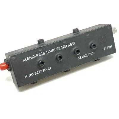 2.7-2.93GHZ 2700-2930MHZ RF MICROWAVE BPF FILTER SMA 324836-A1 ALENIA - Image 1 of 1