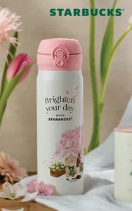 STARBUCKS Flower Market Thermos Tumbler Airtight Grande Size 500ML KOREA MD - Picture 1 of 6