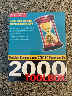 Vintage NEW SIB MCAFEE 2000 Toolbox CD ROM - Image 1 of 2
