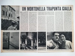 Clipping Ritaglio Articolo 1952 Lorenzo Gritti Confessa Omicidio Germano Rabboni - Picture 1 of 1