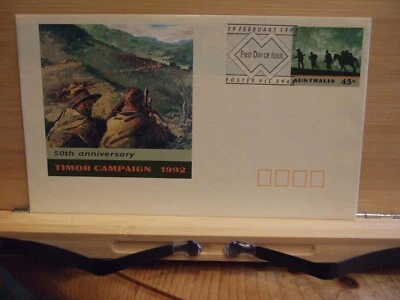 1992 Australia 50th Anniversary Timor Campaign First Day Cover! - Image 1 of 4
